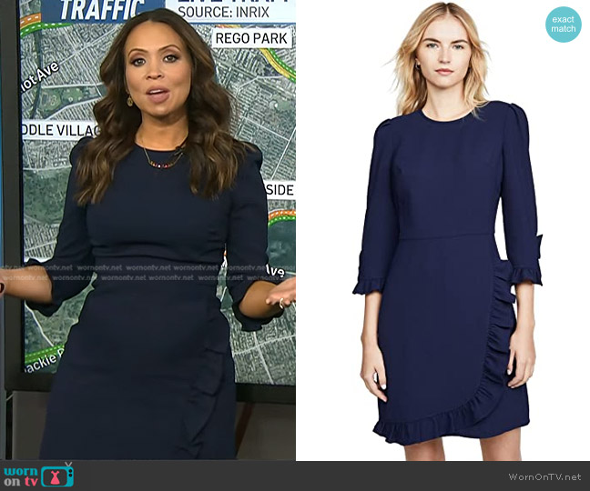 Shoshanna Marina Dress worn by Adelle Caballero on Today