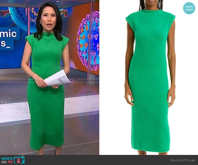 Simon Miller Runa Body-Con Dress worn by Vicky Nguyen on NBC News Daily