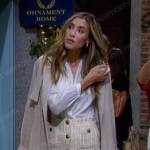 Sloan’s beige tweed skirt on Days of our Lives