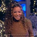 Sunny’s metallic bodysuit on The View