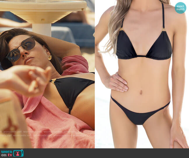 Swiminista Sexy Top worn by Harper Spiller (Aubrey Plaza) on The White Lotus