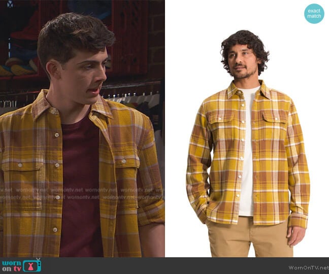The North Face Arroyo Flannel Shirt worn by Neil (Felix Avitia) on Ravens Home