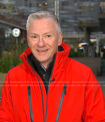 Tom’s red zip jacket on Today