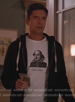 Tom’s Will Power print tee on Home Economics