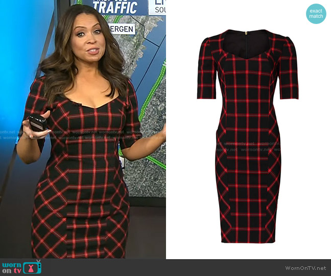 Trina Turk Chiyah Dress worn by Adelle Caballero on Today