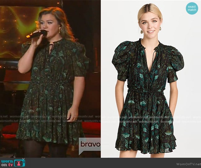 Ulla Johnson Ada Dress worn by Kelly Clarkson on The Kelly Clarkson Show