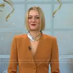 Laura Vitale’s orange blazer on Today