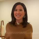 Vicky’s brown sweater dress on Today