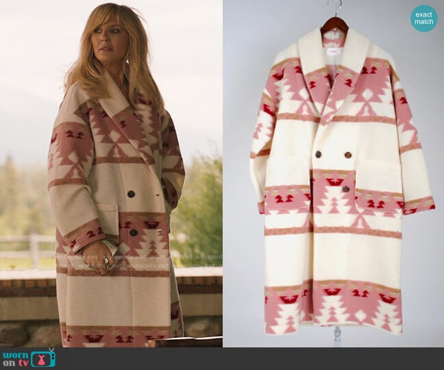Xirena Colton Coat worn by Beth Dutton (Kelly Reilly) on Yellowstone