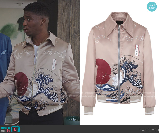 Yoxeone Paris Hokusai Print Jacket