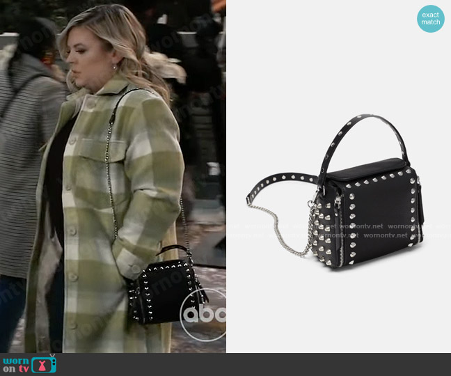 Zara Studded Crossbody worn by Maxie Jones (Kirsten Storms) on General Hospital