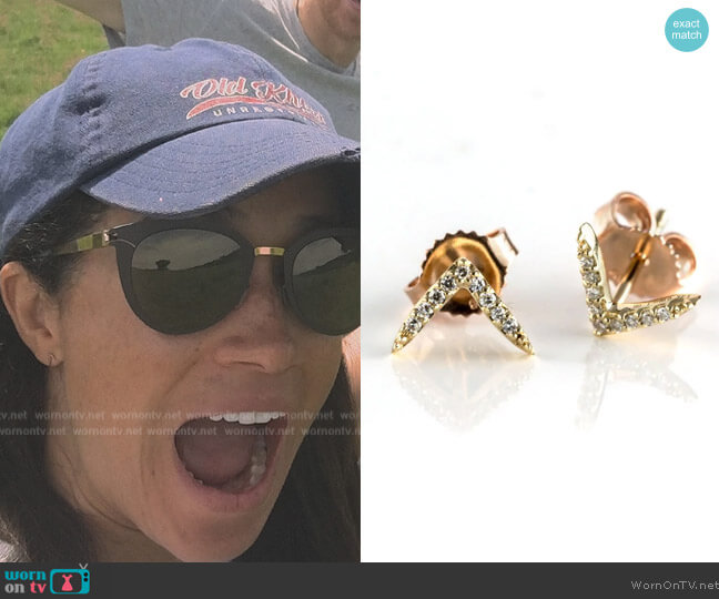 Zofia Day Dash Ear Studs worn by Meghan Markle on Harry and Meghan