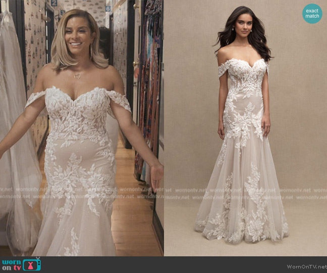 Allure Bridals Style C623 worn by Robyn Dixon on The Real Housewives of Potomac