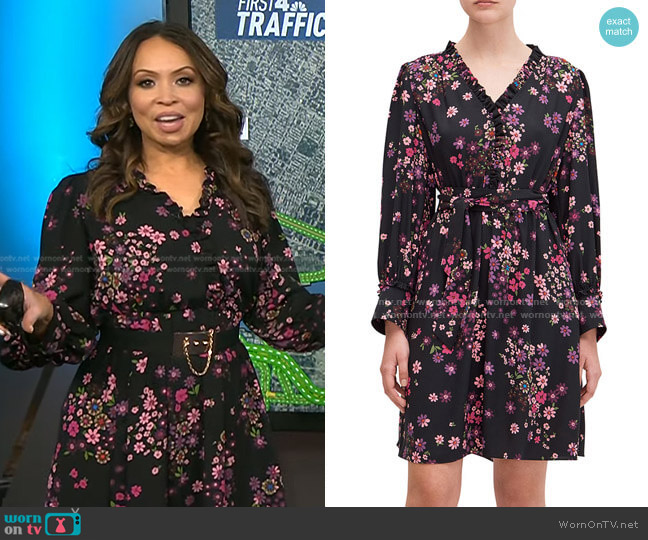 Kate Spade Bora Flora Dress worn by Adelle Caballero on Today