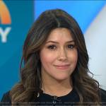 Camille Vasquez’s black button detail dress on Today