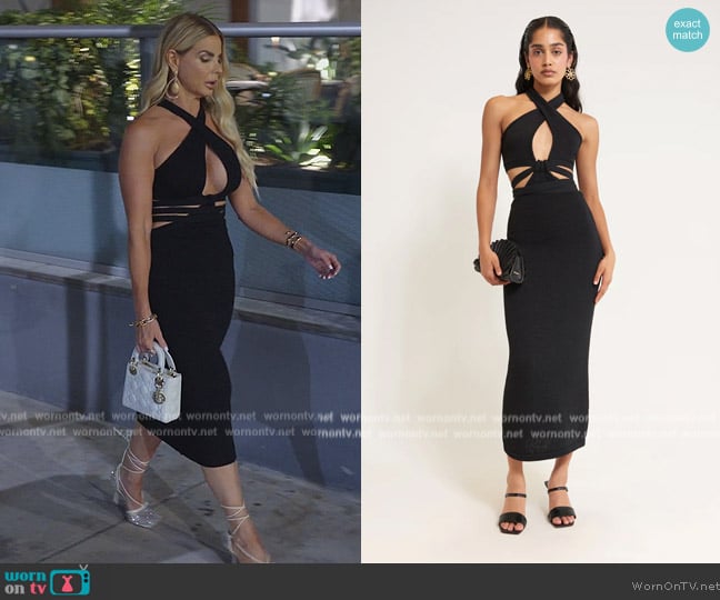 Cult Gaia Aziza Dress worn by Alexia Echevarria (Alexia Echevarria) on The Real Housewives of Miami