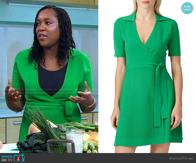 Diane von Furstenberg Della Dress worn by Maya Feller on Good Morning America