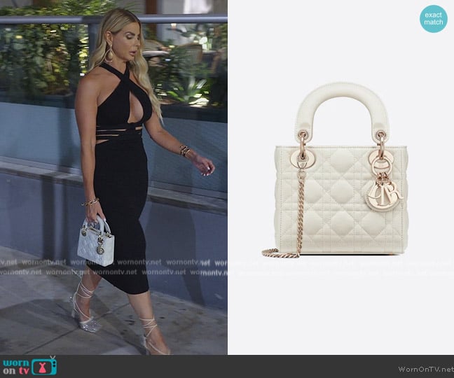 Dior Mini Lady Dior Bag worn by Alexia Echevarria (Alexia Echevarria) on The Real Housewives of Miami