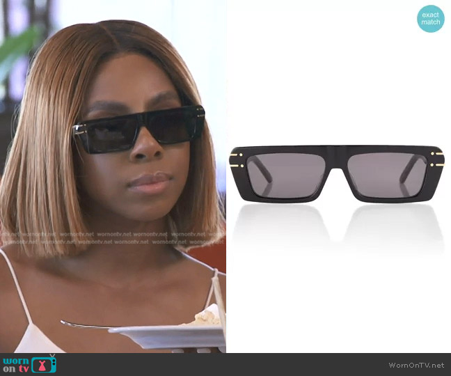 Dior S2U sunglasses worn by Candiace Dillard Bassett on The Real Housewives of Potomac