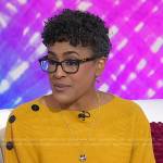 Dr. Ann-Louise Lockhart’s yellow ribbed sweater on Today