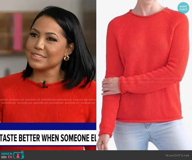J. Crew Mercantile Rollneck Knit Sweater worn by Stephanie Ramos on Good Morning America