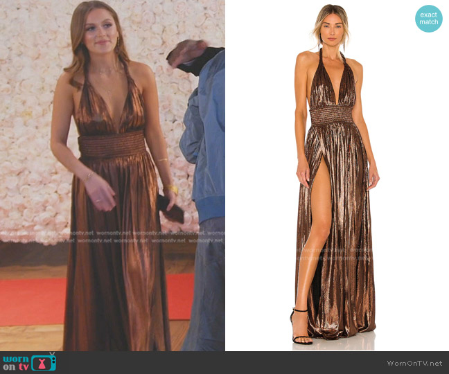 Retrofete Demi Dress worn by Chloe Marks on The Real Housewives of Salt Lake City