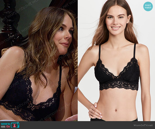 Skarlett Blue Wander Multi-Way Bralette worn by Stephanie Johnson (Abigail Klein) on Days of our Lives