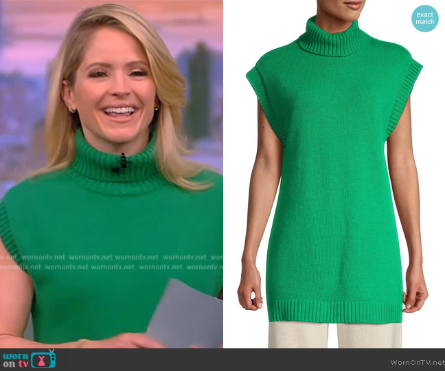 Victor Glemaud Turtleneck Sweater worn by Sara Haines on The View