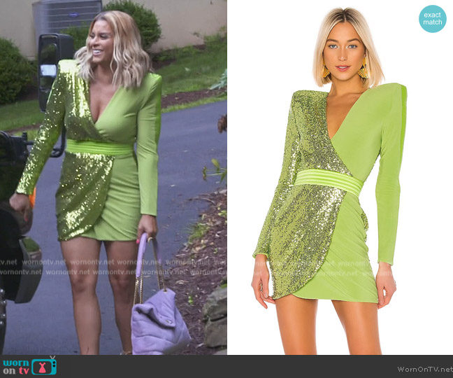 Zhivago Adenine Dress worn by Robyn Dixon on The Real Housewives of Potomac