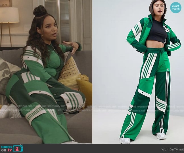Adidas Originals x Danielle Cathari Deconstructed Track Jacket worn by Skye (Madison Shamoun) on All American
