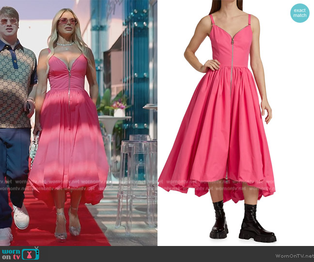 Alexander McQueen Zip-Up Fit & Flare Gown worn by Alexia Echevarria (Alexia Echevarria) on The Real Housewives of Miami