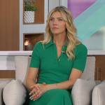 Amanda’s green polo dress on The Talk