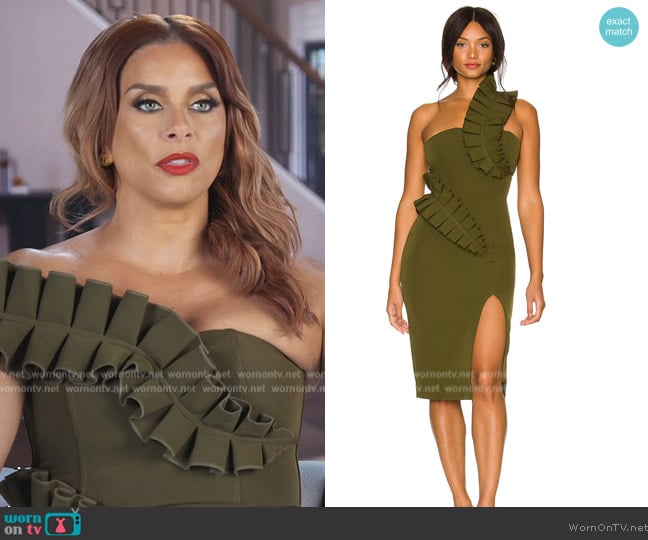 Andrea Iyamah Kamala Dress worn by Robyn Dixon on The Real Housewives of Potomac