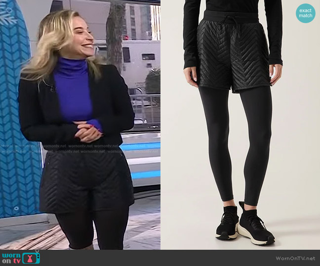 Athleta Après Ski Short worn by Jenn Falik on Today