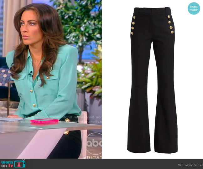 Derek Lam 10 Crosby Robertson Flare Pants worn by Alyssa Farah Griffin on The View