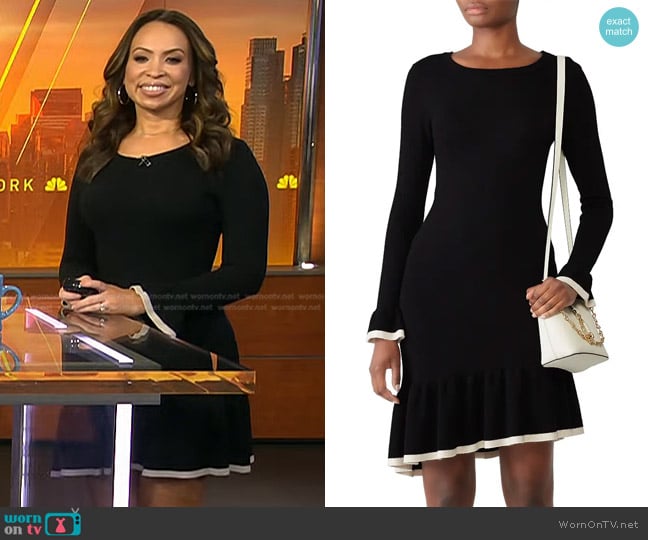 BB Dakota Never Tardy Sweater Dress worn by Adelle Caballero on Today