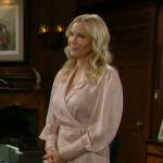 Brooke’s light pink wrap dress on The Bold and the Beautiful