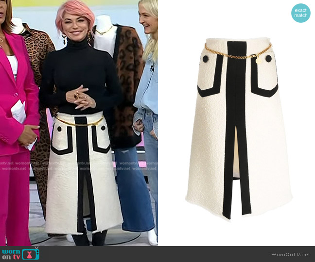 Câllas Milano Fernanda Bouclé Pencil Skirt