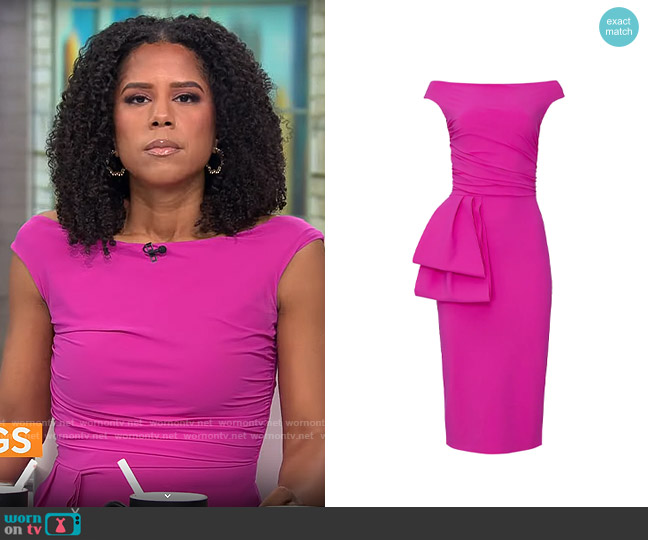 Chiara Boni La Petite Robe Cassie Dress worn by Adriana Diaz on CBS Mornings