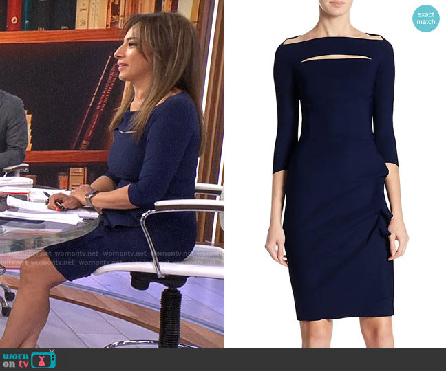 Chiara Boni La Petite Robe Kate Dress worn by Michelle Miller on CBS Mornings