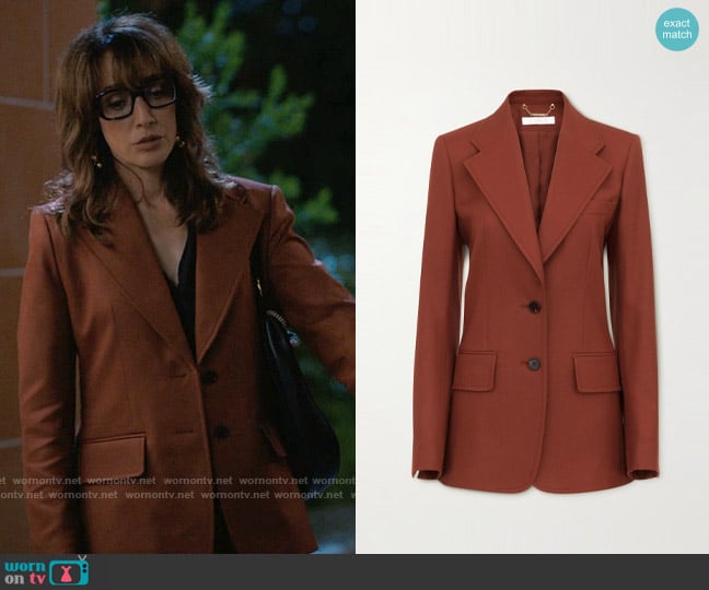 Chloe Canvas Wool Blazer worn by Bette Porter (Jennifer Beals) on The L Word Generation Q