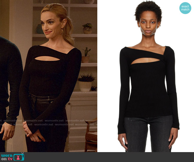 Citizens Of Humanity Iris Top worn by Georgia Miller (Brianne Howey) on Ginny & Georgia