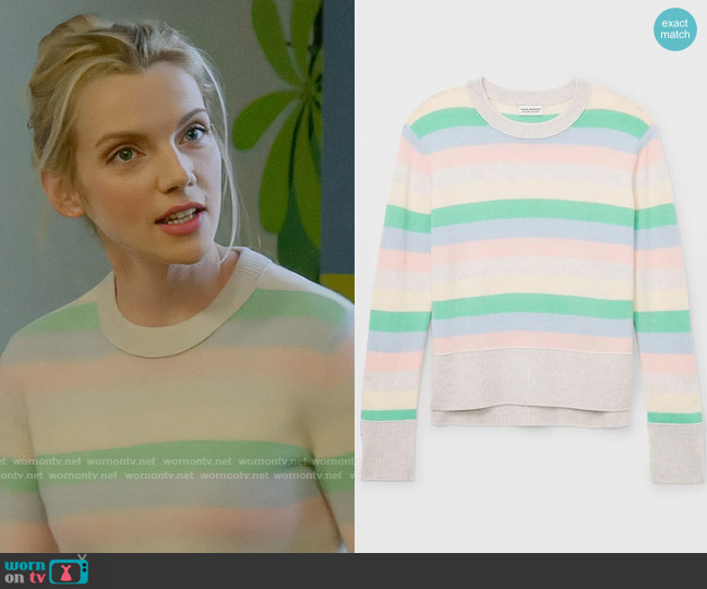 Club Monaco Everywear Cashmere Crewneck Sweater worn by Sylvie Brett (Kara Killmer) on Chicago Fire