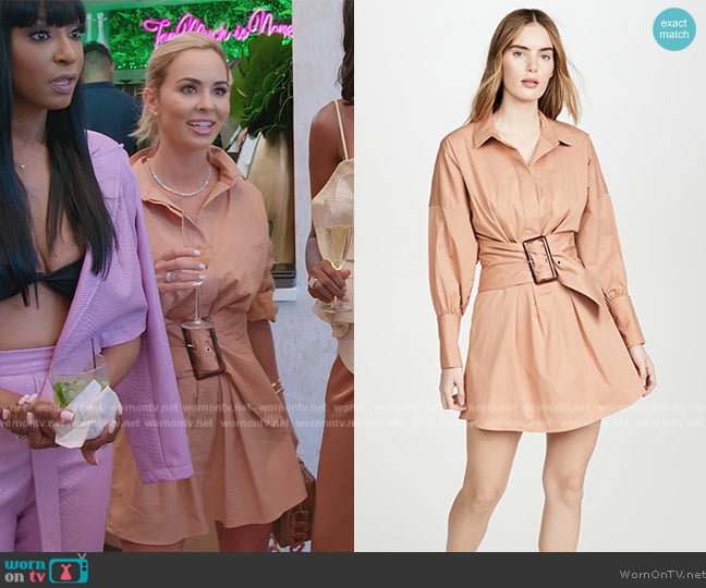 C/Meo Collective Artwork Dress worn by Nicole Martin (Nicole Martin) on The Real Housewives of Miami
