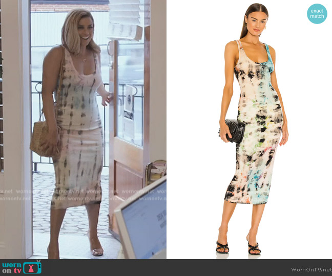 Cotton Citizen x REVOLVE Verona Midi Dress worn by Robyn Dixon on The Real Housewives of Potomac