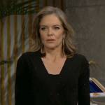 Diane’s black sparkly dress on The Young and the Restless