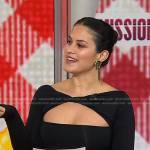 Donna’s black cutout top on Today