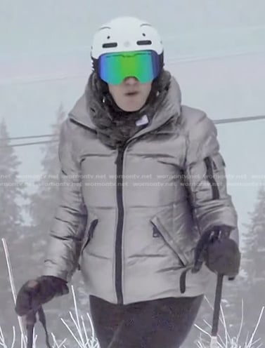 Donna’s metallic puffer jacket on Today