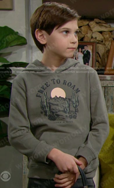Douglas’s Free to Roam hoodie on The Bold and the Beautiful