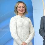 Dylan’s cable knit sweater dress on Today
